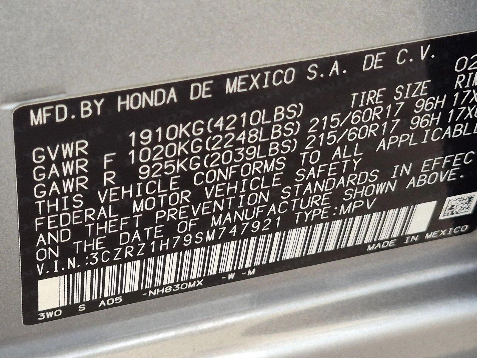 2025 Honda HR-V EX-L 2WD CVT