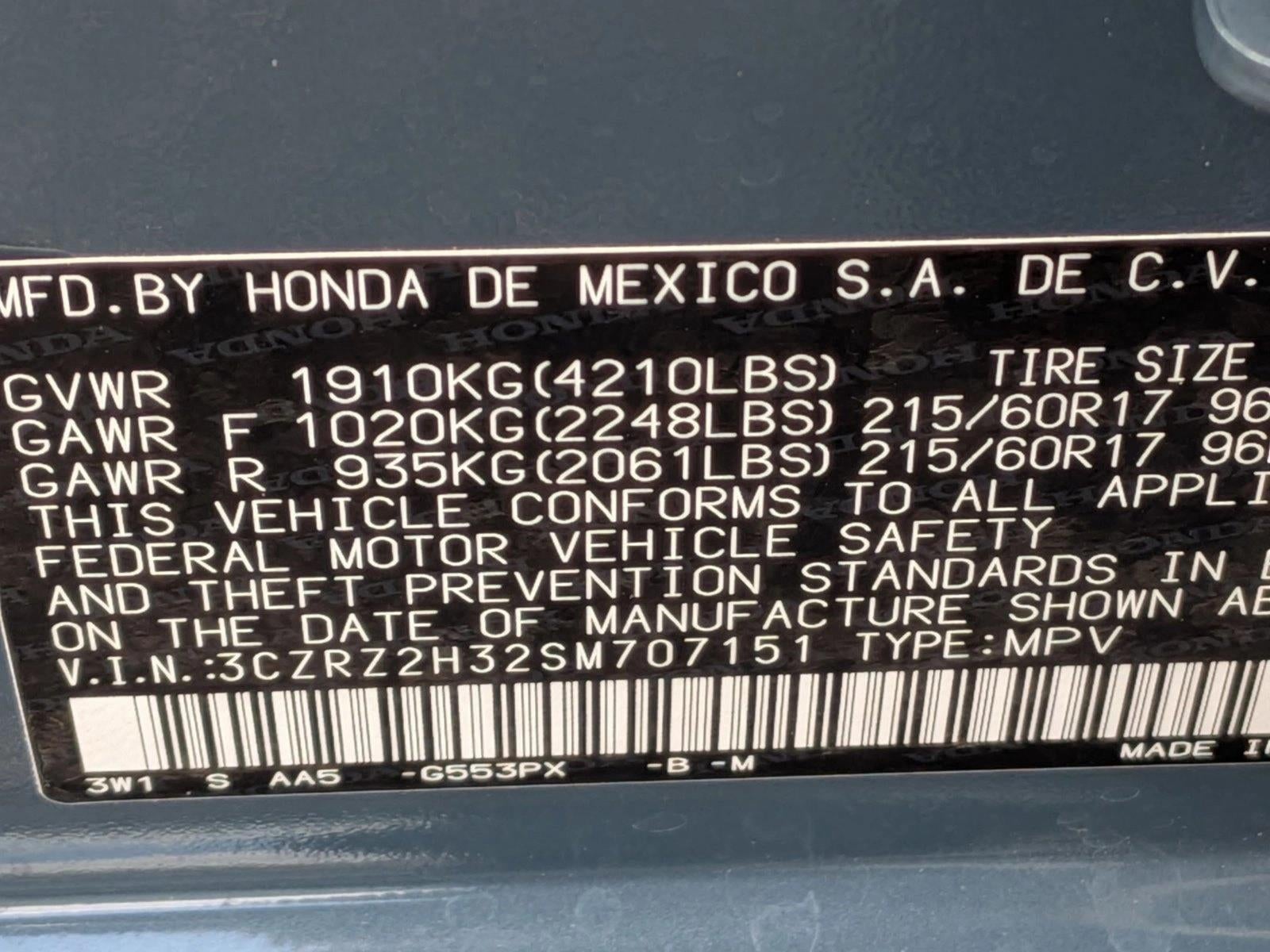 2025 Honda HR-V LX AWD CVT