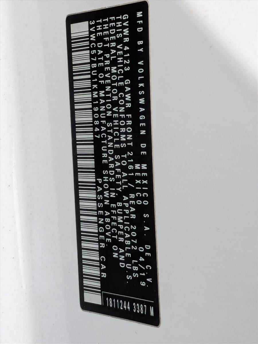 2019 Volkswagen Jetta SE Auto w/SULEV