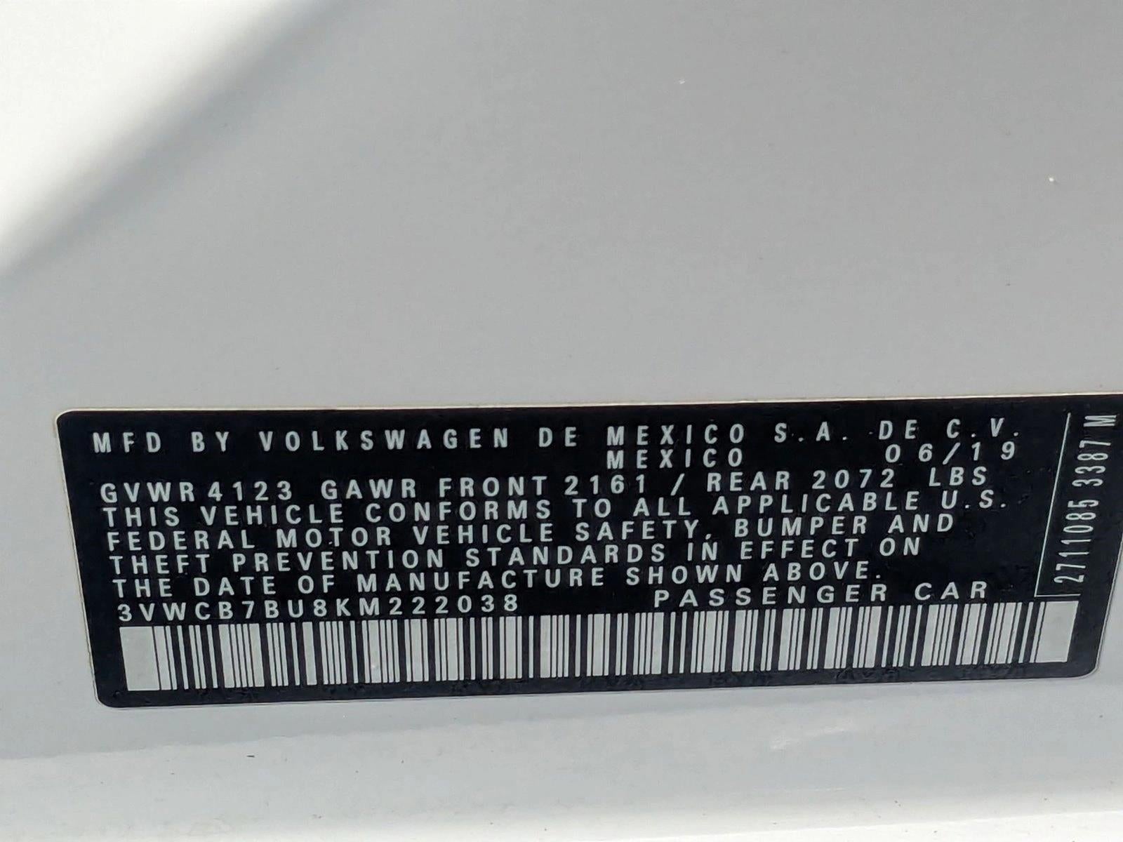 2019 Volkswagen Jetta SE Auto w/ULEV