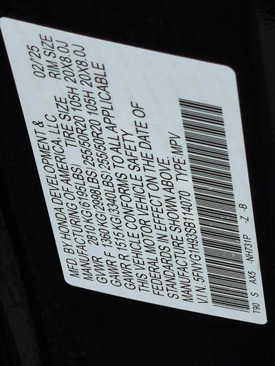2025 Honda Pilot Black Edition AWD