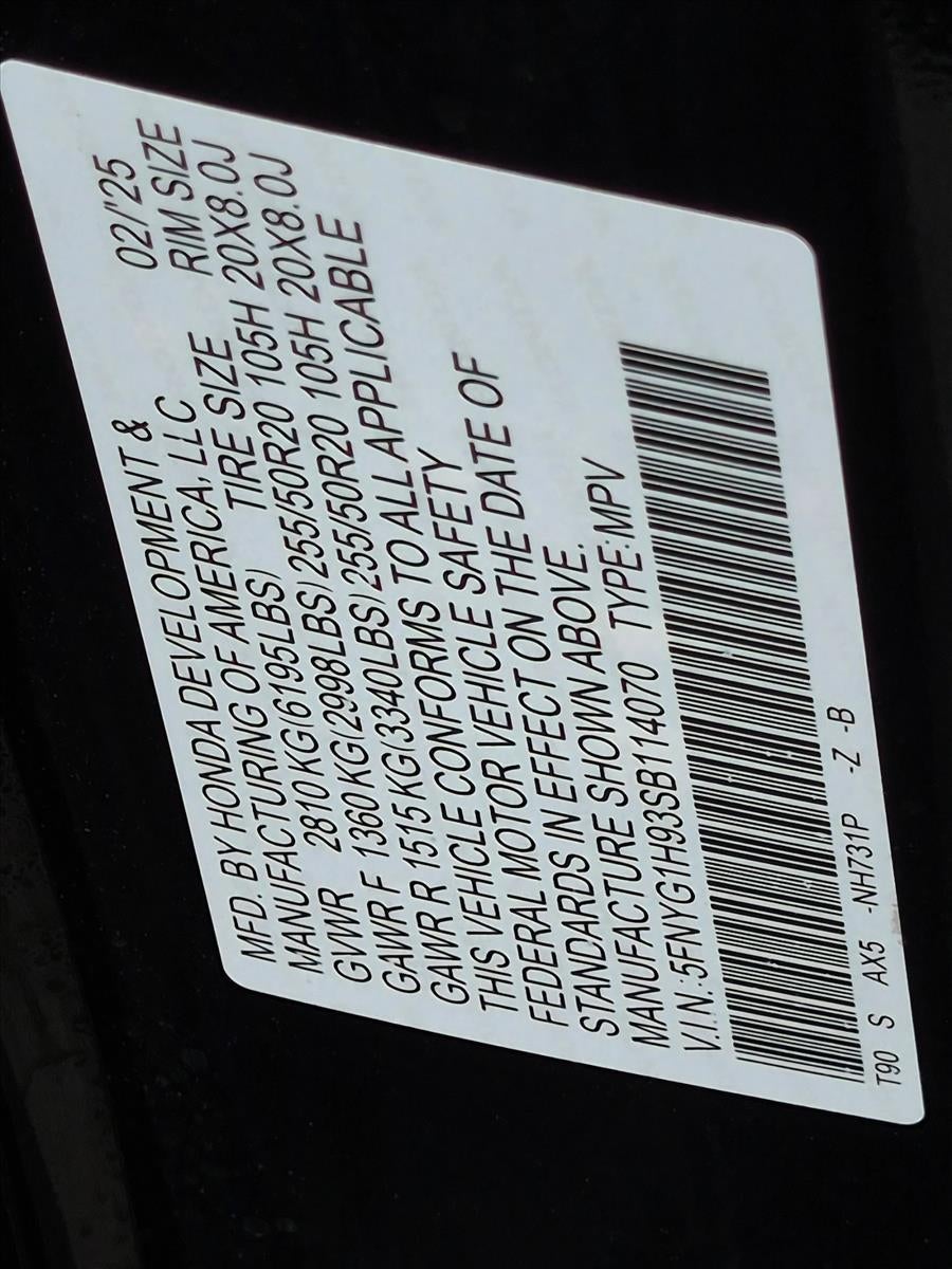 2025 Honda Pilot Black Edition AWD