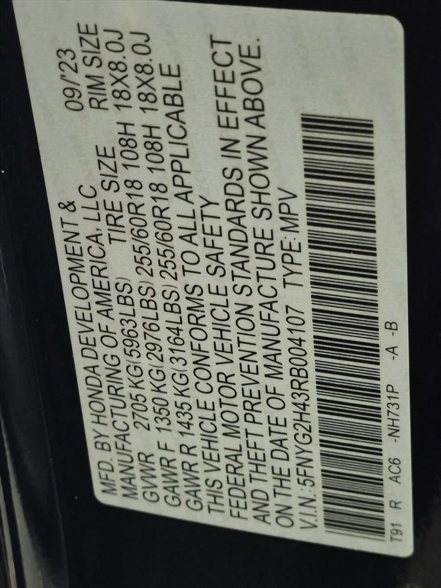 2024 Honda Pilot EX-L 8 Passenger 2WD