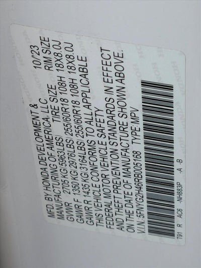 2024 Honda Pilot EX-L 8 Passenger 2WD
