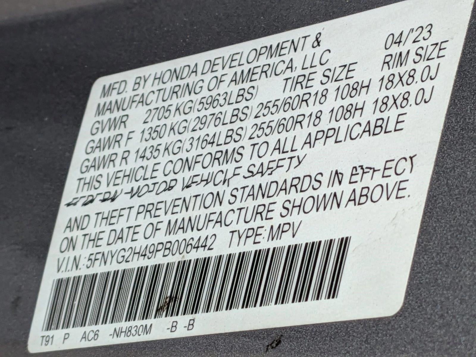2023 Honda Pilot EX-L 8 Passenger 2WD