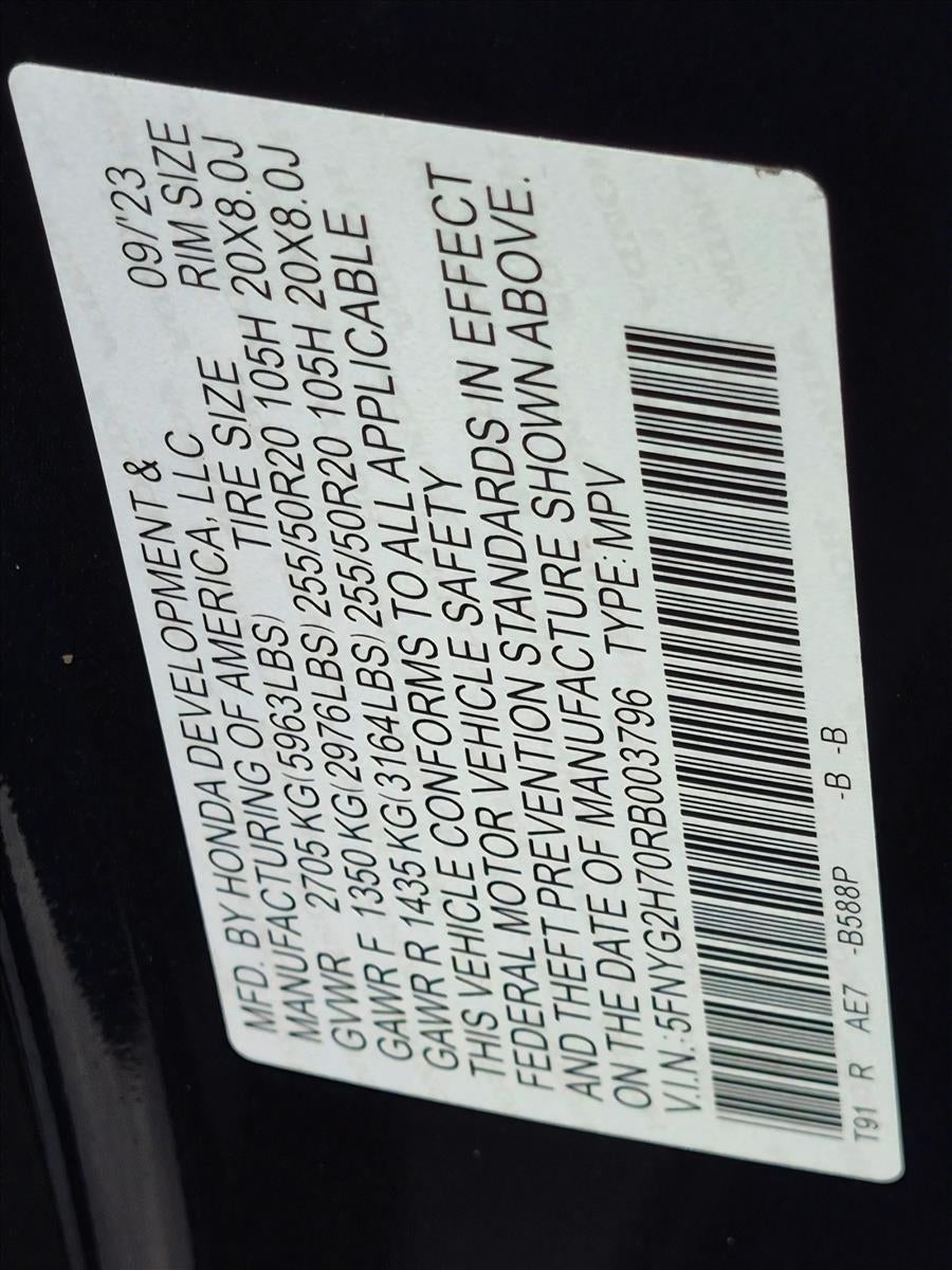 2024 Honda Pilot Touring 2WD