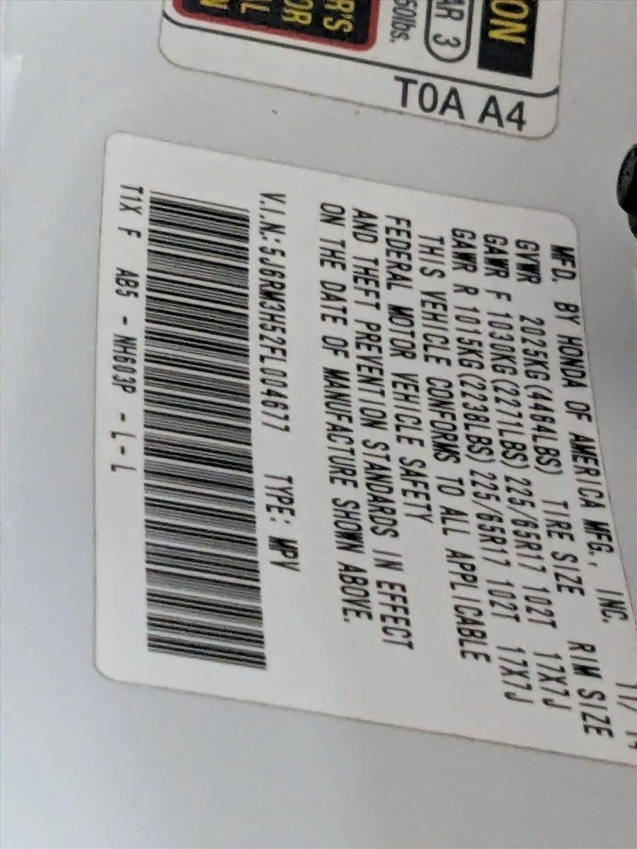 2015 Honda CR-V EX 2WD