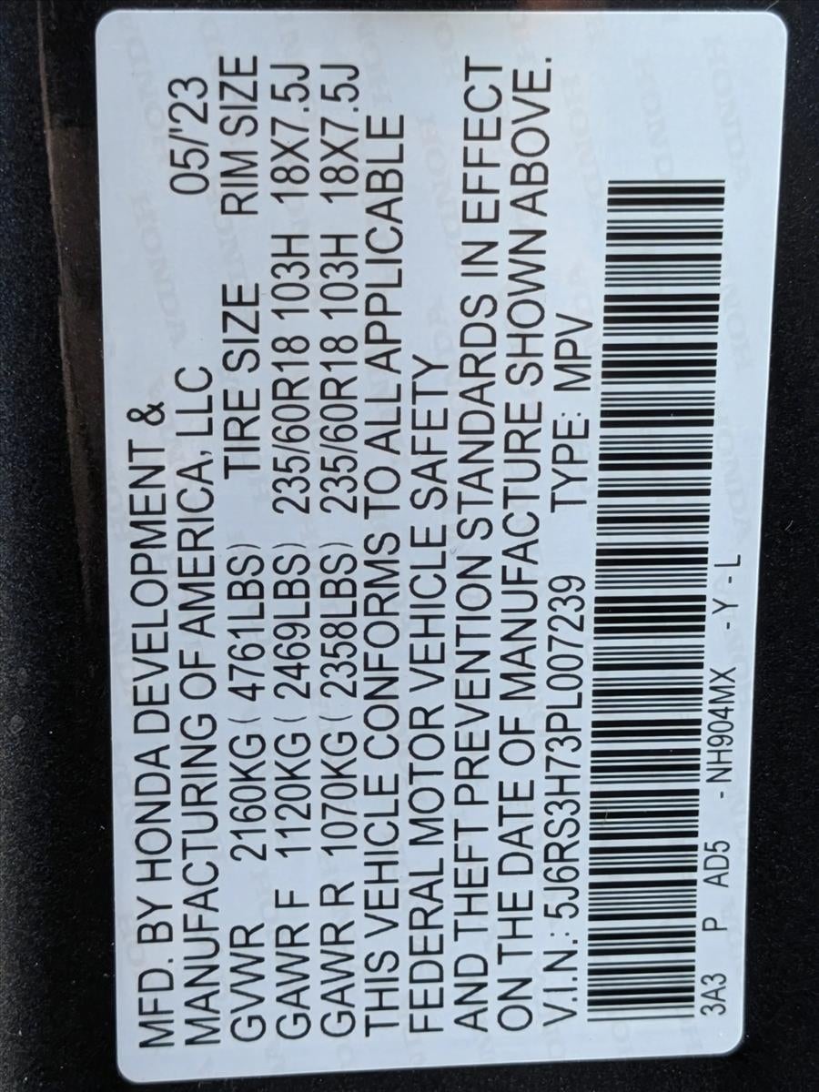 2023 Honda CR-V EX-L 2WD