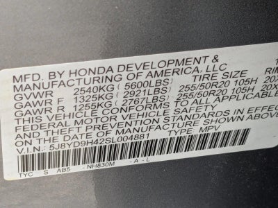 2025 Acura MDX FWD w/Technology Package