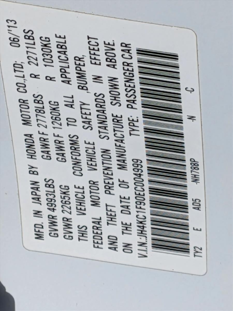 2014 Acura RLX Automatic with Advance Package