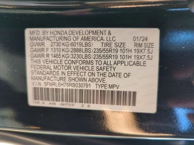 2024 Honda Odyssey Sport Auto