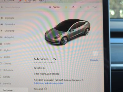 2018 Tesla Model 3 Long Range Battery RWD