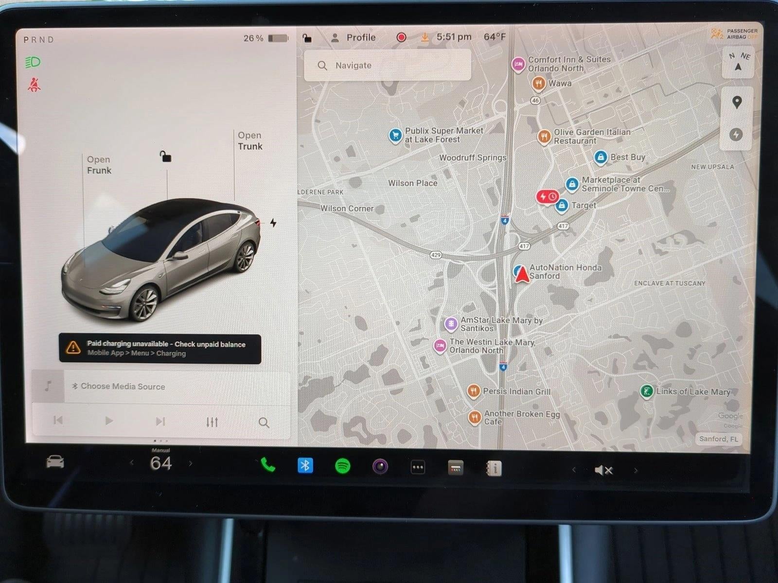 2018 Tesla Model 3 Long Range Battery RWD