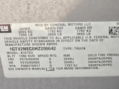 2017 GMC Sierra 1500 Double Cab Standard Box 4-Wheel Drive SLT