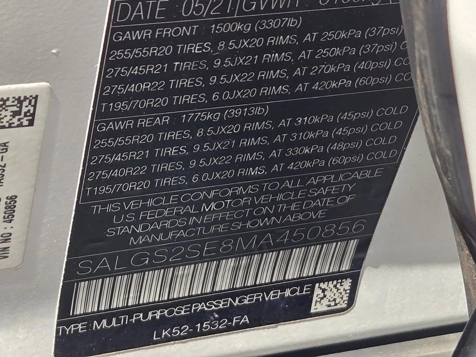 2021 Land Rover Range Rover P525 Westminster SWB