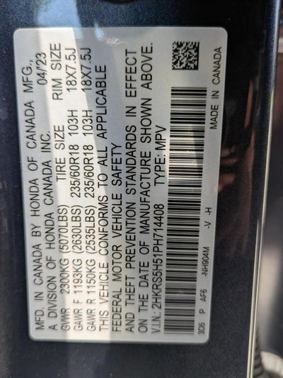 2023 Honda CR-V Hybrid Sport FWD