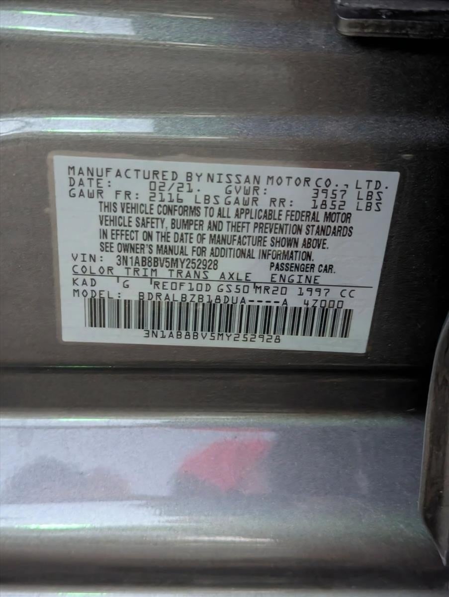 2021 Nissan Sentra S CVT