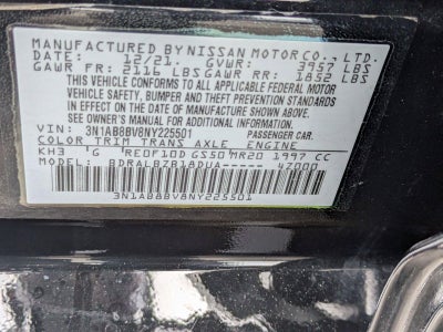 2022 Nissan Sentra S CVT