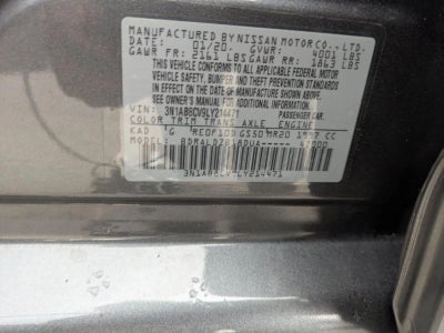2020 Nissan Sentra SV CVT