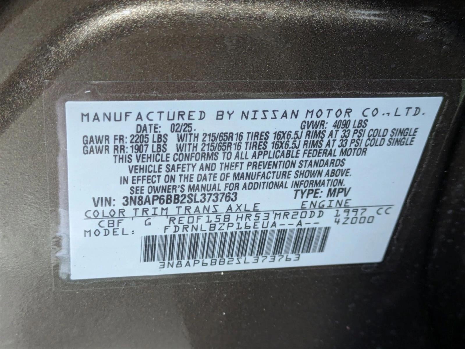 2025 Nissan Kicks S AWD