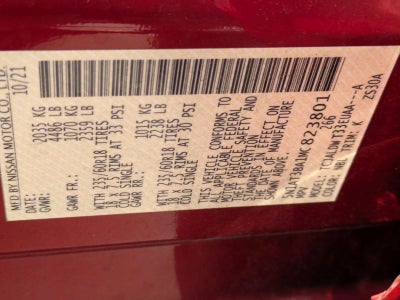 2021 Nissan Rogue FWD SV