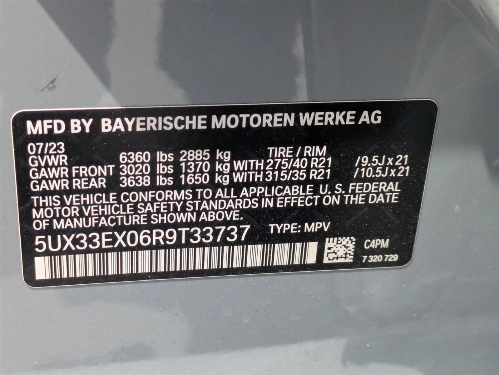 2024 BMW X6 xDrive40i Sports Activity Coupe
