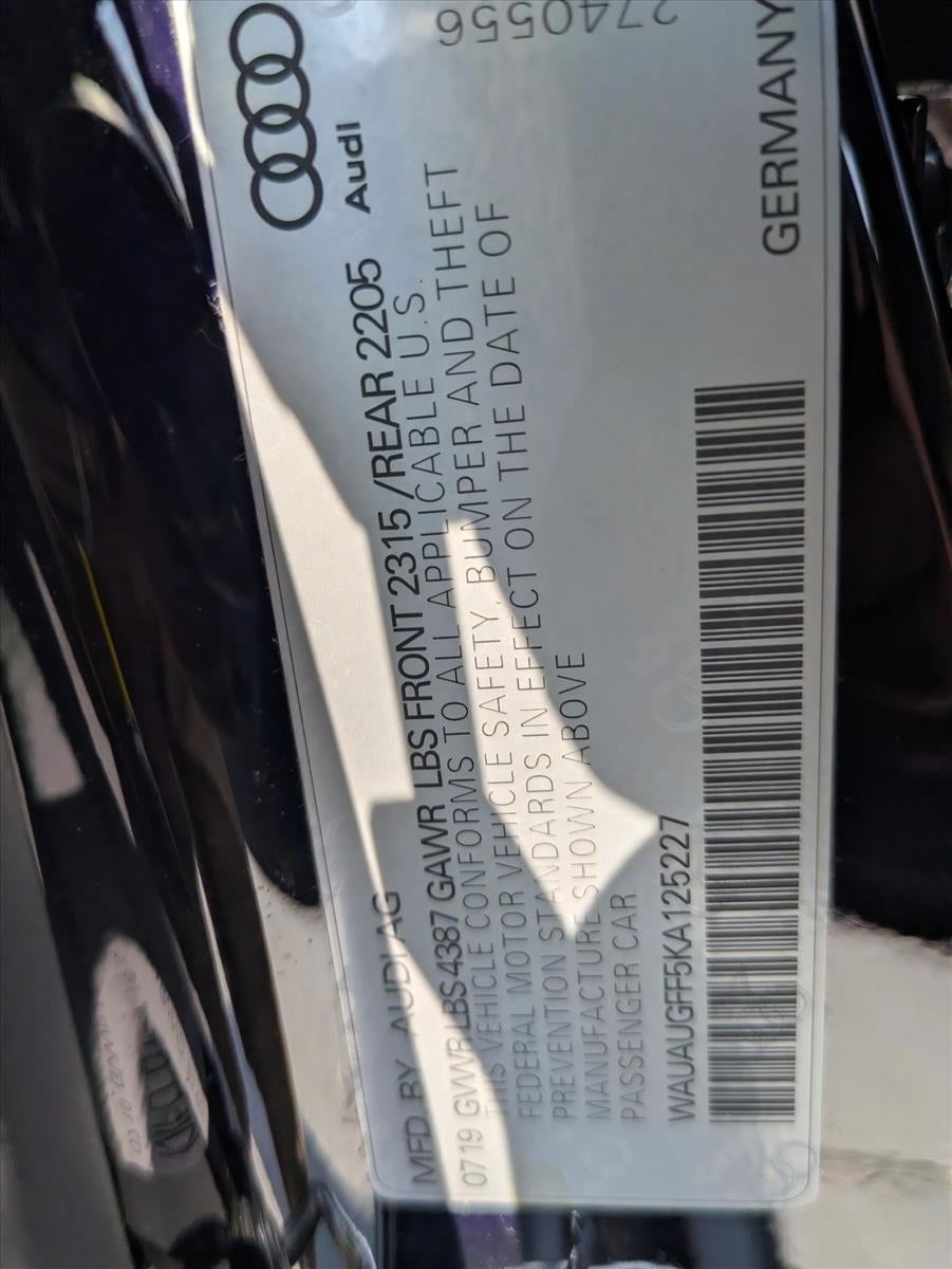 2019 Audi A3 Sedan Premium 40 TFSI