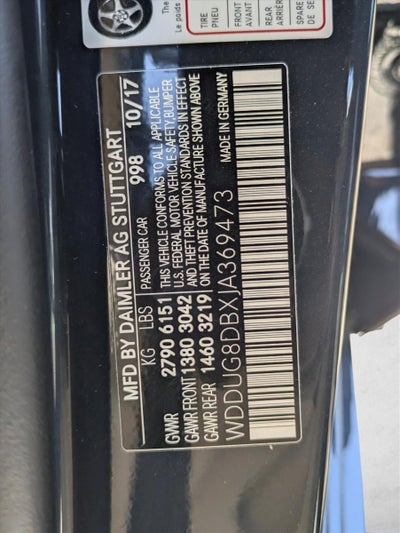 2018 Mercedes-Benz S-Class S 560 Sedan