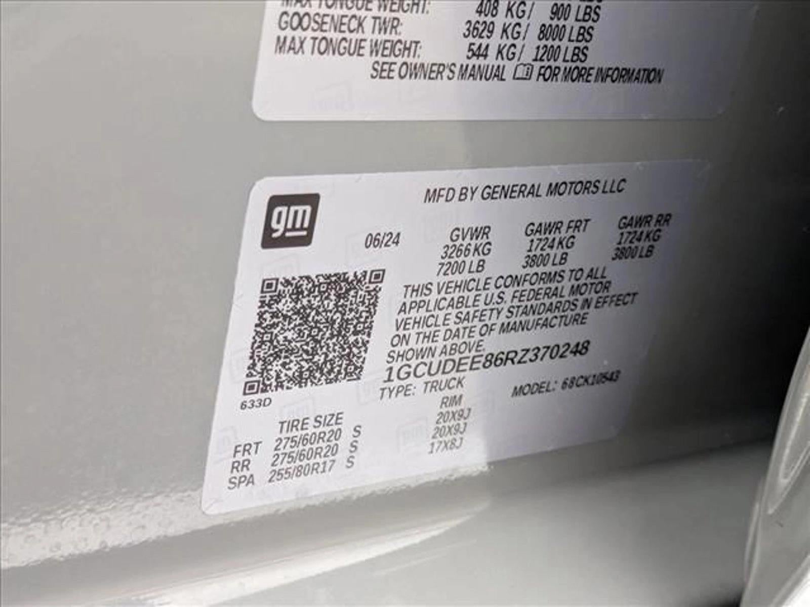 2024 Chevrolet Silverado 1500 Crew Cab Short Box 4-Wheel Drive RST