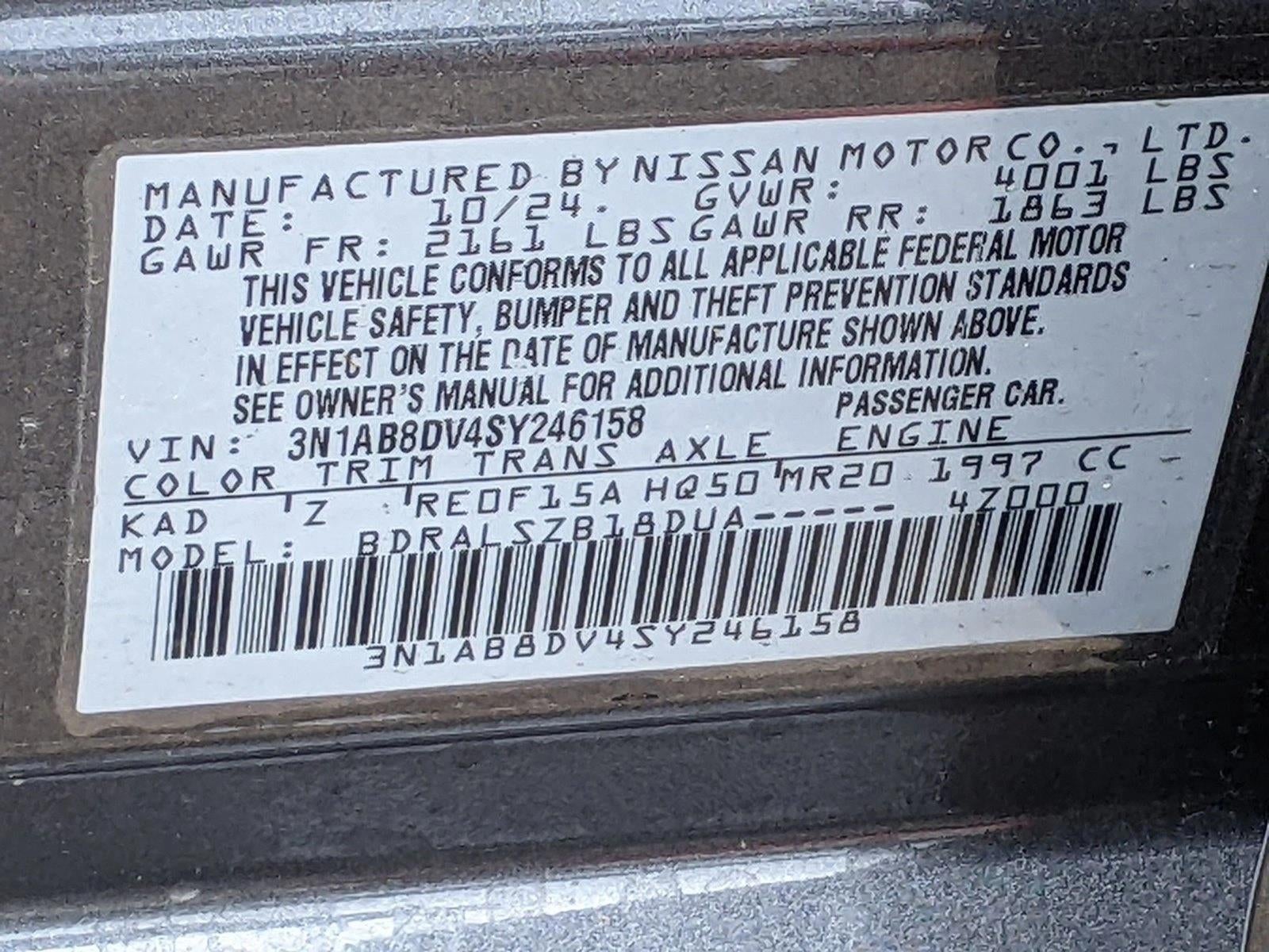 2025 Nissan Sentra SR CVT