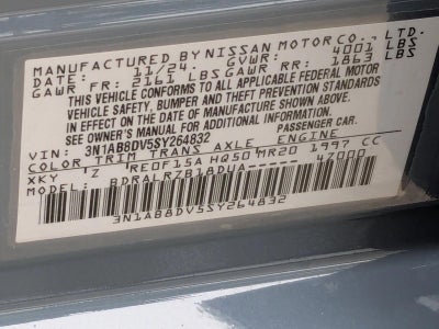 2025 Nissan Sentra SR CVT