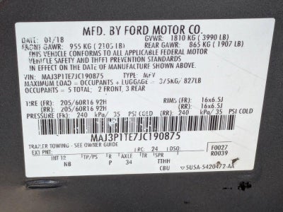 2018 Ford EcoSport SE FWD