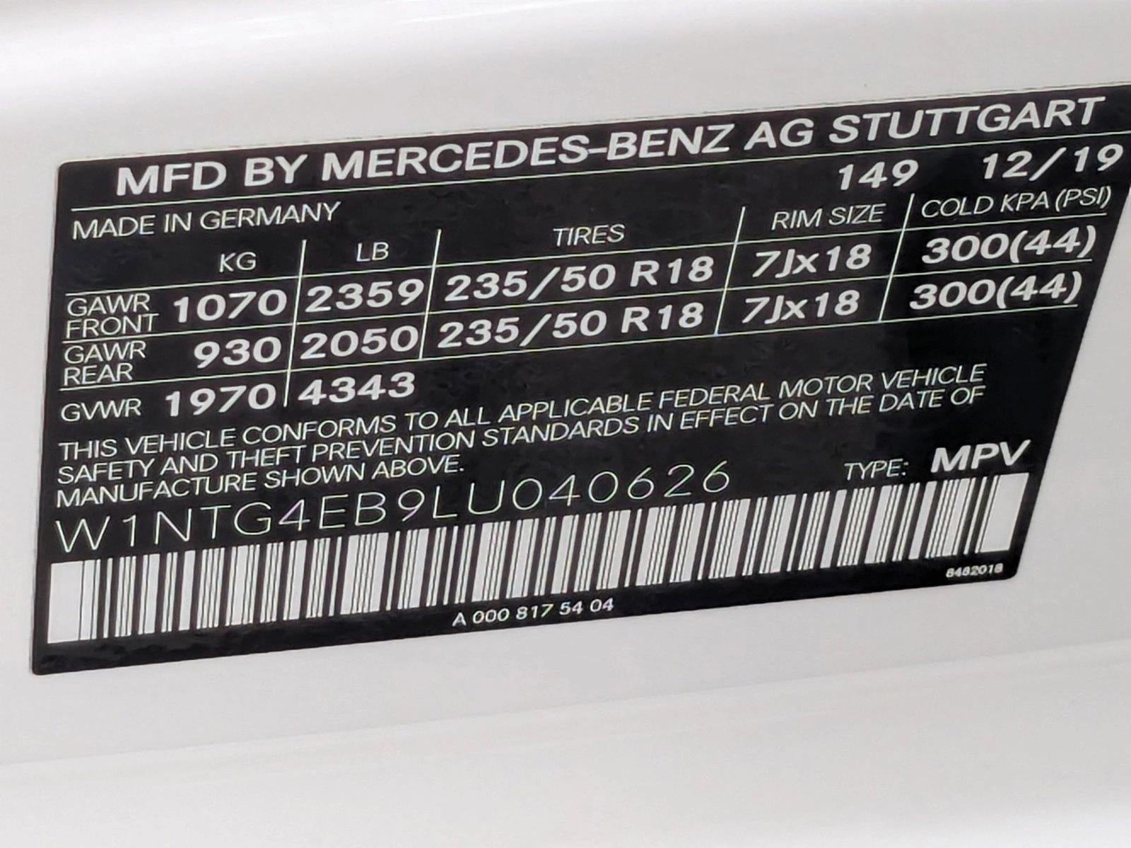 2020 Mercedes-Benz GLA GLA 250 SUV