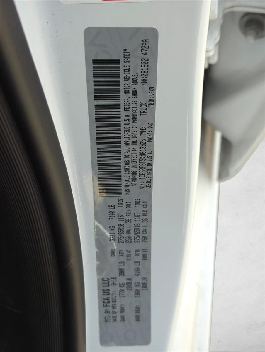 2019 RAM 1500 Tradesman 4x4 Crew Cab 5'7" Box