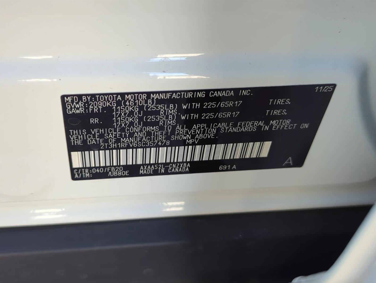 2025 Toyota RAV4 LE FWD (GS)