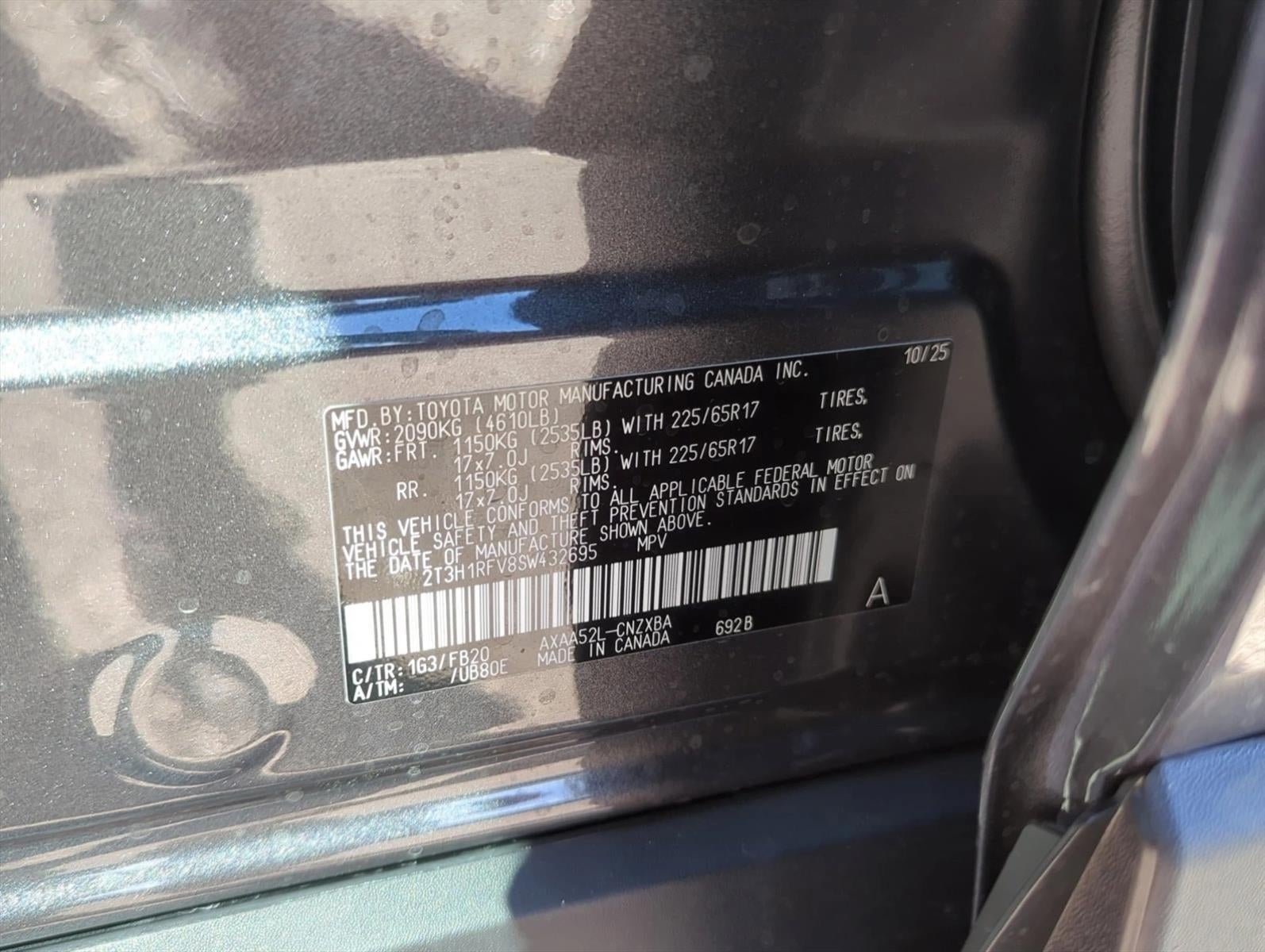 2025 Toyota RAV4 LE FWD (GS)