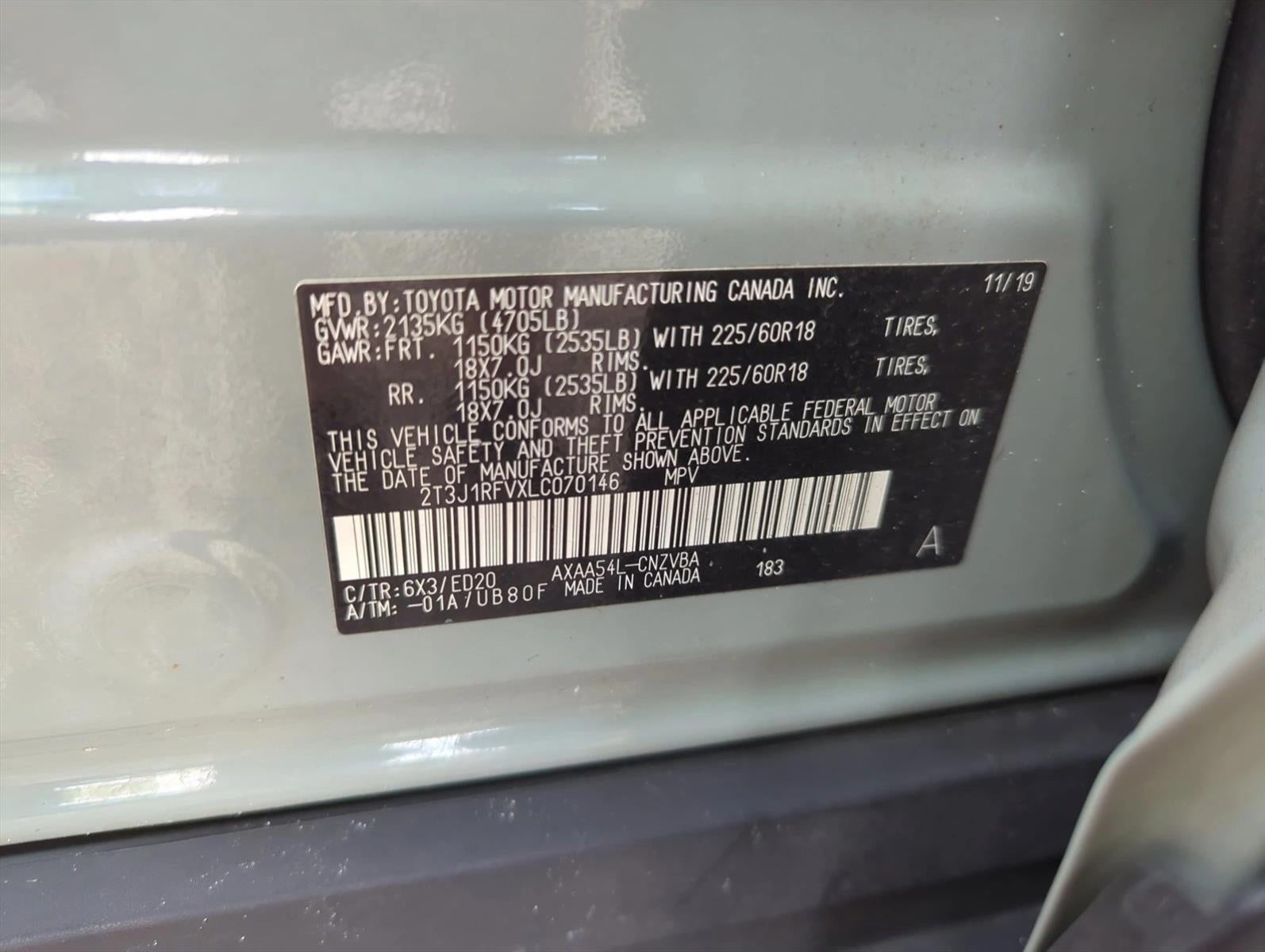 2020 Toyota RAV4 TRD Off Road AWD (Natl)