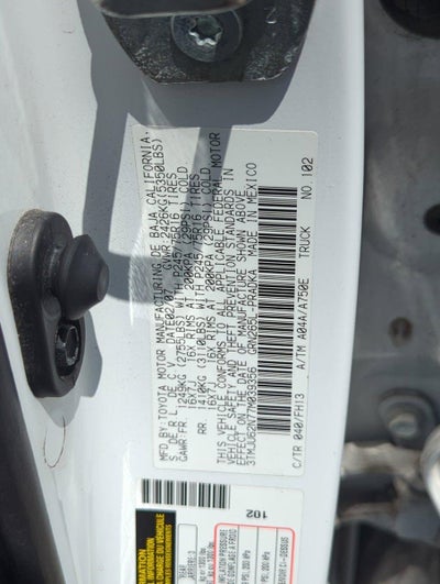 2007 Toyota Tacoma 2WD Double Cab Short Bed V6 Automatic PreRunner (Natl)