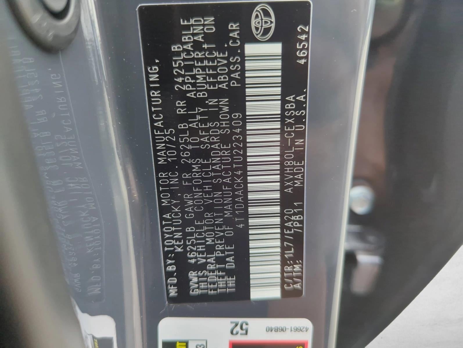 2026 Toyota Camry SE (SE)