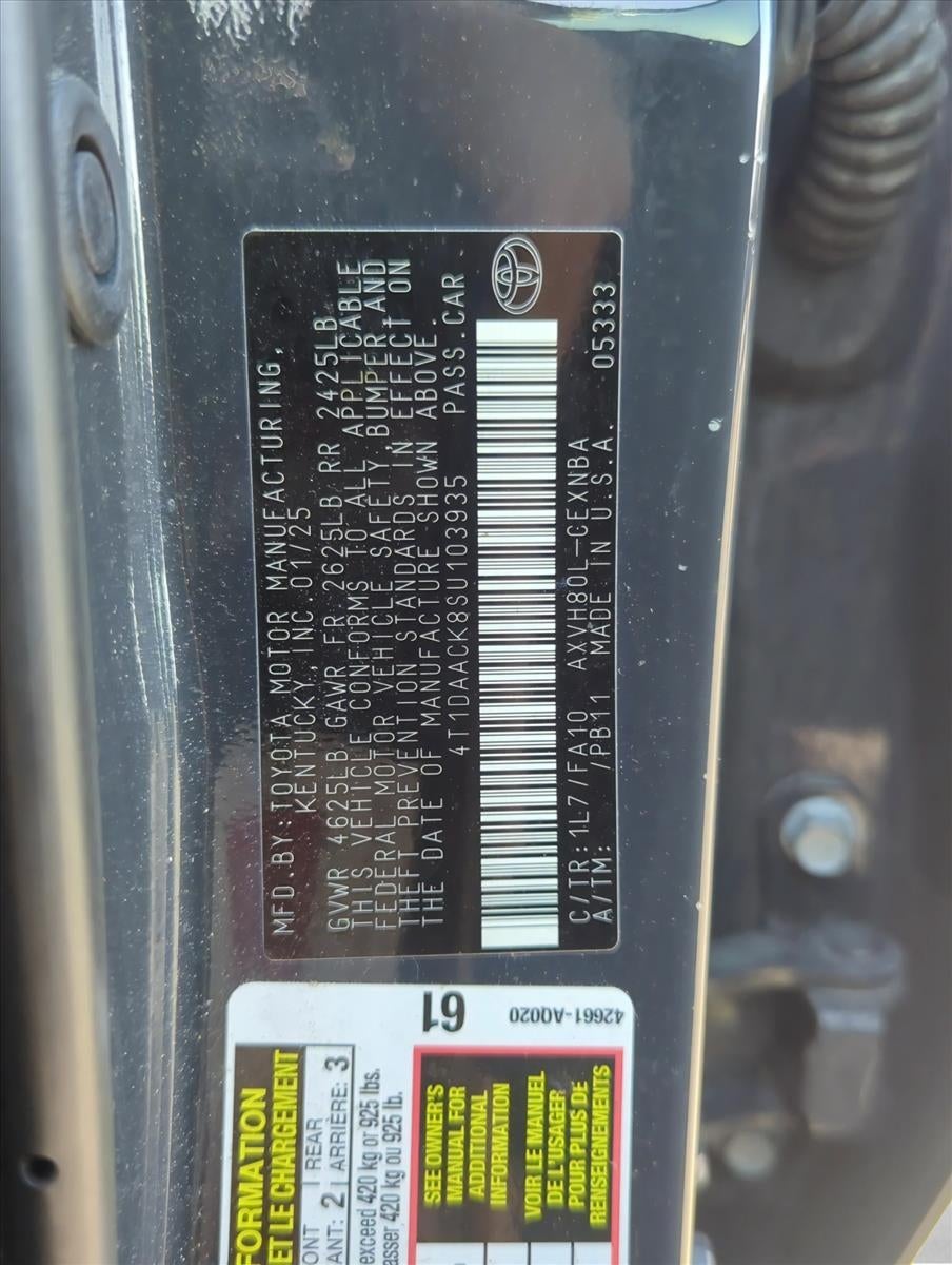 2025 Toyota Camry LE (Natl)