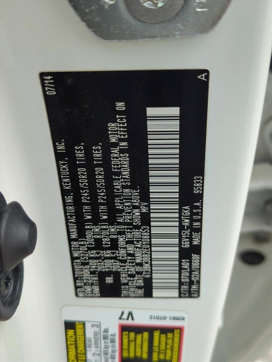 2014 Toyota Venza 4dr Wgn V6 AWD Limited (Natl)