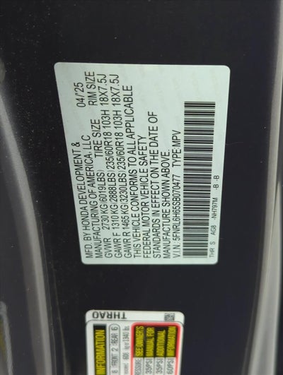 2025 Honda Odyssey EX-L Auto
