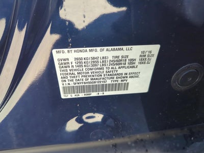 2016 Honda Pilot AWD EX-L