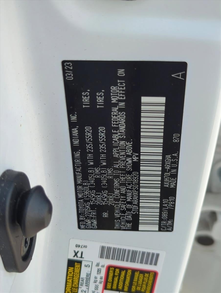 2023 Toyota Highlander Hybrid Platinum FWD (Natl)