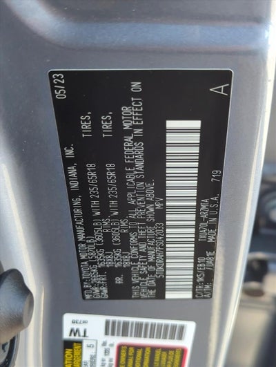 2023 Toyota Highlander XLE FWD (Natl)