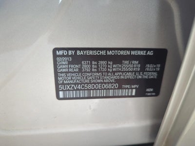 2013 BMW X5 xDrive35i AWD 4dr SUV