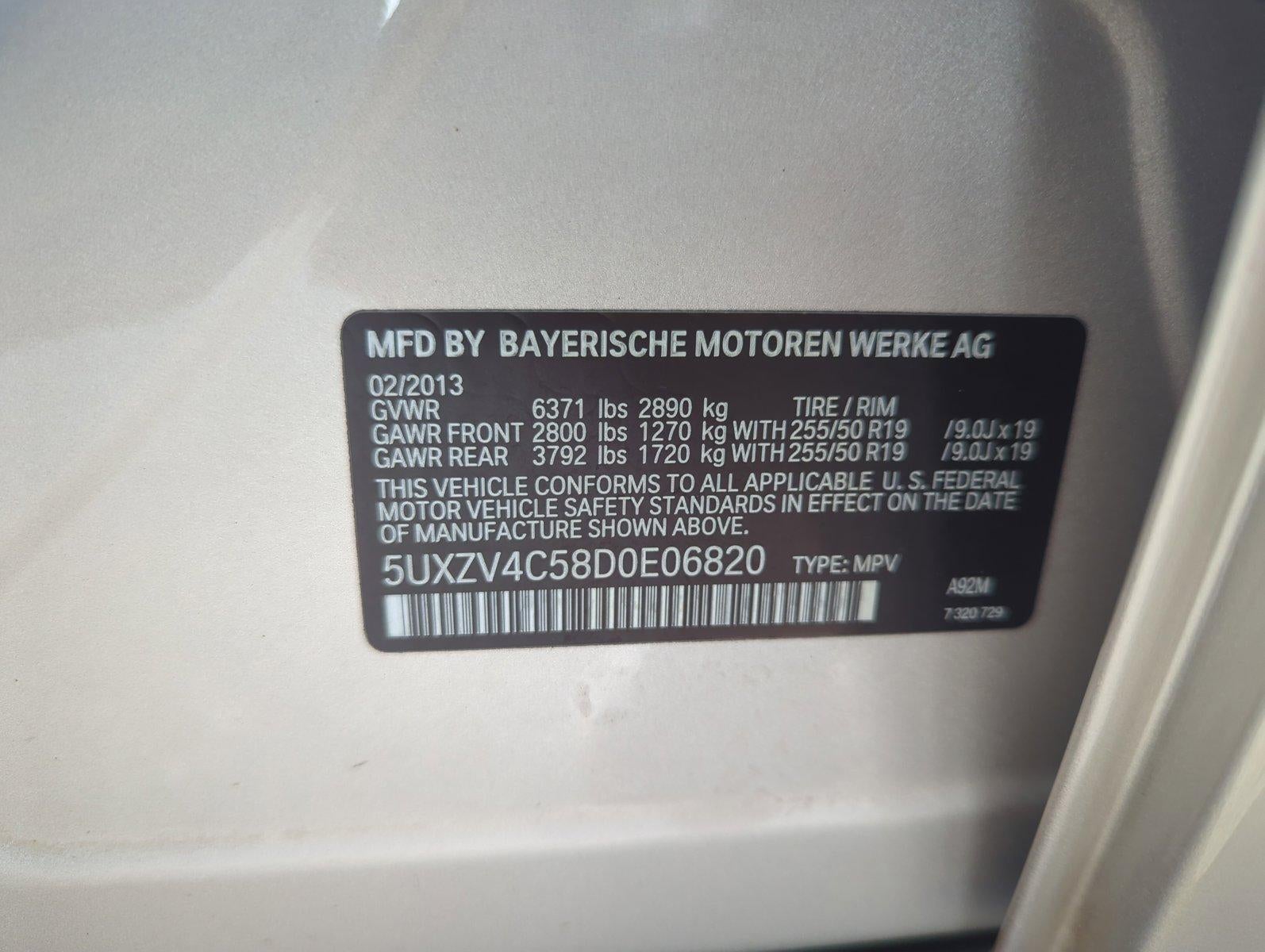 2013 BMW X5 xDrive35i AWD 4dr SUV