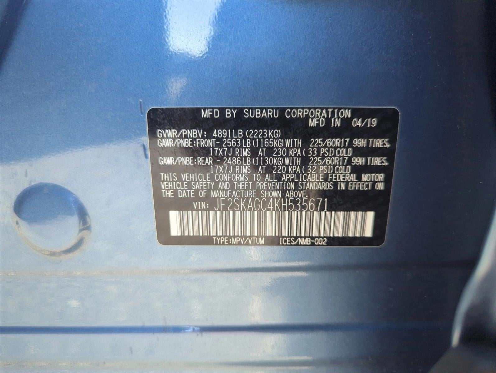 2019 Subaru Forester 2.5i Premium