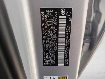 2025 Toyota Prius XLE (Natl)