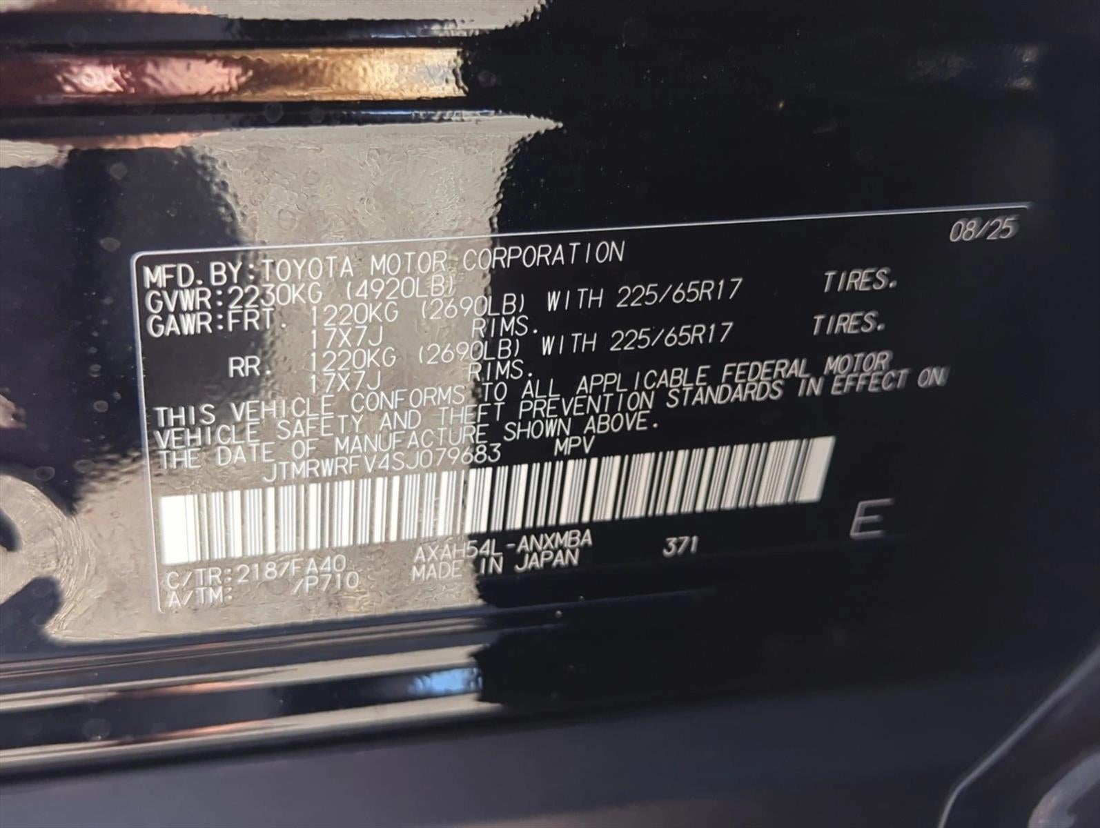 2025 Toyota RAV4 Hybrid XLE AWD (Natl)